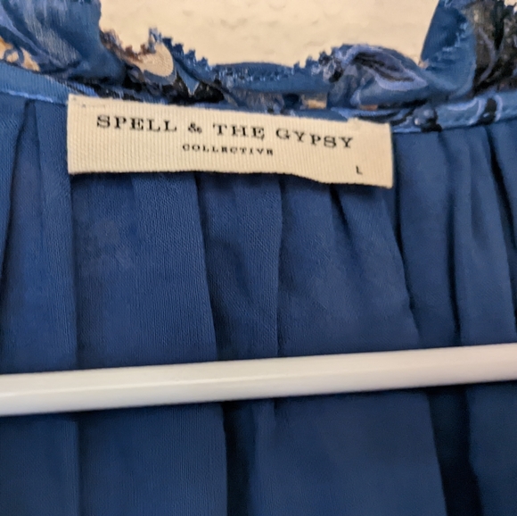 Spell Navy Floral Maxi Dress - Picture 10 of 11